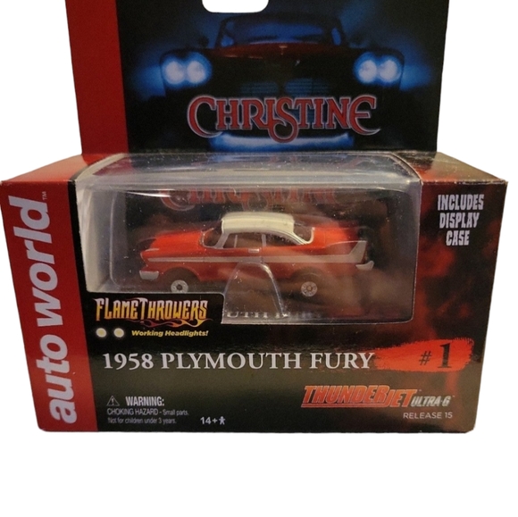 New in Box Auto World Electric Slot Racer Christine 1958 Plymouth Fury - Picture 7 of 7